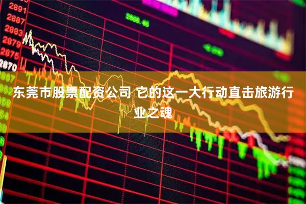 东莞市股票配资公司 它的这一大行动直击旅游行业之魂